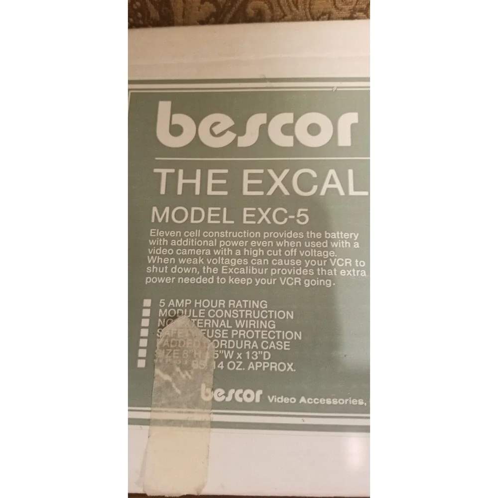 Vintage Bescor EXC-5 The Excalibur Ultimate Source Power
